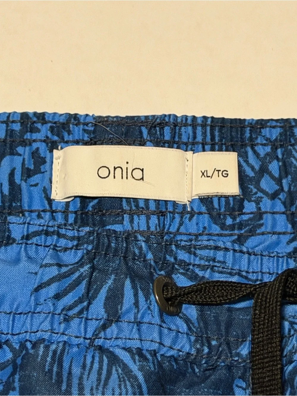 Onia Blue Floral Men’s Swim Trunks